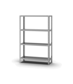 Fachbodenregal Grundregal WR, 1.500×1.000×300 mm, verzinkt