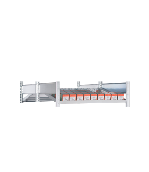 Kanbanregal Zusatzebene 1000x2x500 mm 150 kg Fachlast Multi-Plus