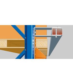 Set-Durchschubsicherung 1.825 mm Länge 70 mm Überstand für NEDCON Palettenregal
