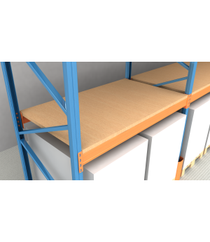 Set-Spanplatte aufgelegt P4 38mm 1805x1088 mm für 40 mm Traverse GVB=150kg/m2