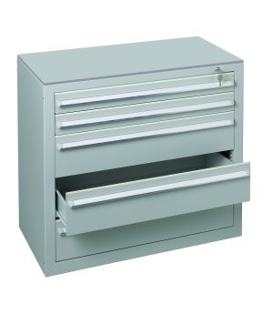 Schubladenblock 400x500 mm HxT 1 Lade 200 mm, 1 Lade 100 mm
