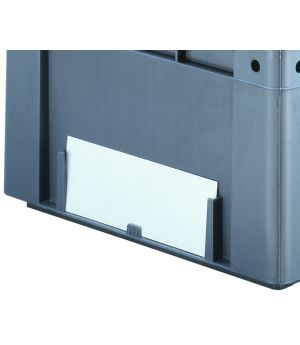 Etiketten 210x45, weiß, bis 210mm Höhe, für Transport-Stapelkästen