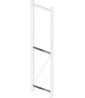 Horizontale 453 mm für Multifunk- tionsstütze, Tiefe 500 mm, verz.