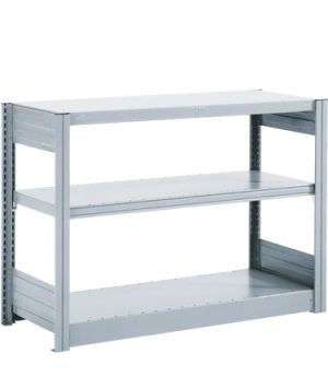 Beistellregale einfache Regaltiefe, 1056×424×750 mm, glanzverzinkt