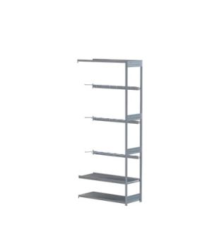 Langgutregale - Fachlast 100 kg, 1296×524×2999 mm, glanzverzinkt
