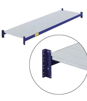 Komplette Fachebenen mit, RAL 5010 Enzianblau
