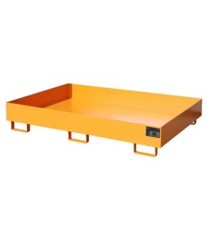 Regalwannen Typ RW ohne Gitterrost, 1750×1300×250 mm, RAL 2000 Gelborange