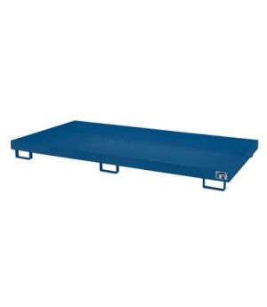 Regalwannen Typ RW ohne Gitterrost, 2650×1300×210 mm, RAL 5010 Enzianblau