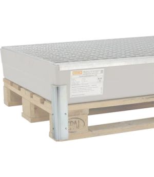 Befestigungswinkel kpl. (2 Stück) passend für GFK-Auffangwannen, 200×0 mm