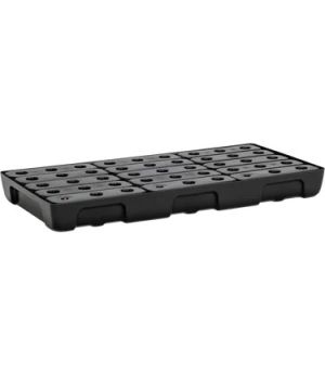 PE-Regalauffangwanne 27 L mit PE-Rost, 500×95 mm