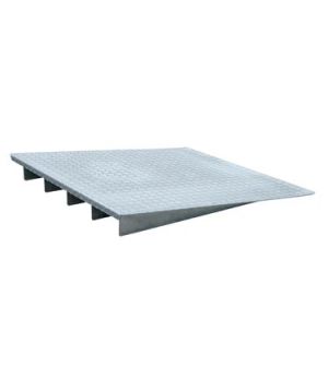 Auffahrrampe AR 122, 1000×1120×123 mm, verzinkt