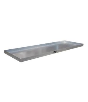 Kleingebindewanne KGW 5 ohne Gitterrost, 1850×600×60 mm, verzinkt