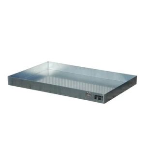 Kleingebindewanne für Paletten KGW-P 3 ohne Gitterrost, 1200×800×100 mm, verzinkt