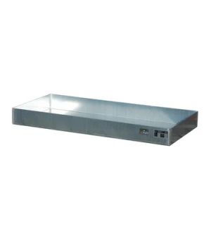 Kleingebindewanne für Paletten KGW-P 4 ohne Gitterrost, 1200×600×120 mm, verzinkt