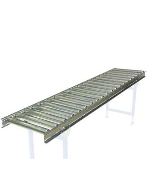Rollenbahnsegmente mit Stahlrollen, 600×80 mm, glanzverzinkt