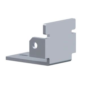 Rollenleistenschutz ohne Anschlag, 88×73 mm, verzinkt