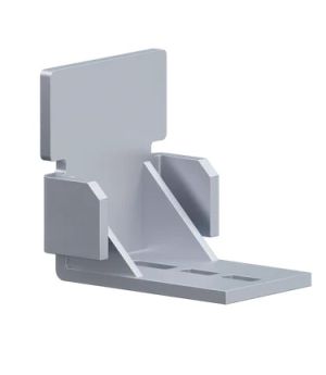 Rollenleistenschutz mit Anschlag, 88×95 mm, verzinkt