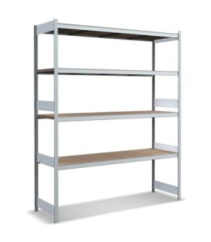 Großfachregale mit Spanplattenböden, 624×2500 mm, glanzverzinkt
