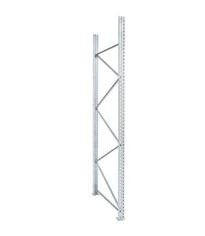 Palettenregal-Stützrahmen unmontiert, 800×2500 mm, verzinkt