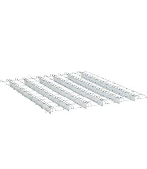 Auflageebenen für Längstraversen BITO-TwinTop®-Profil Einzelne Gittersegmente, 1350×800 mm