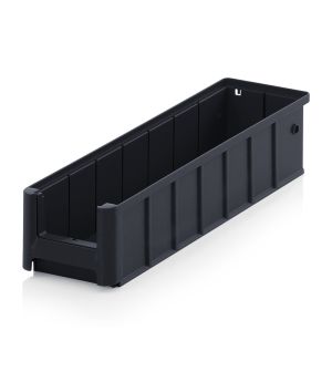 ESD-Regal-/Materialflusskasten ESD RK 4109 in verkehrsschwarz (RAL 9017), 400 × 117 mm