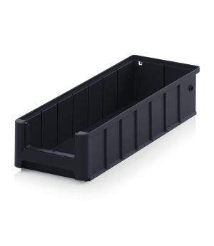 ESD-Regal-/Materialflusskasten ESD RK 41509 in verkehrsschwarz (RAL 9017), 400 × 156 mm