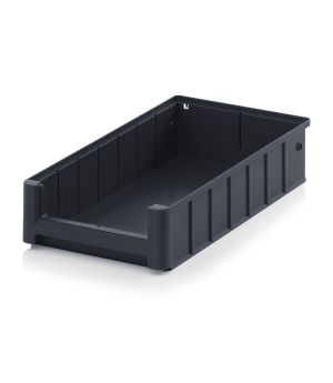 ESD-Regal-/Materialflusskasten ESD RK 4209 in verkehrsschwarz (RAL 9017), 400 × 234 mm