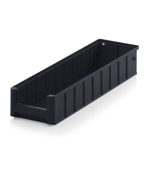 ESD-Regal-/Materialflusskasten ESD RK 51509 in verkehrsschwarz (RAL 9017), 500 × 156 mm
