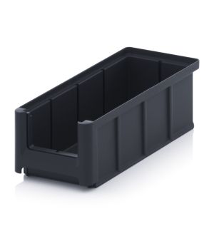 ESD-Sichtlagerkasten SK ESD SK 2L in verkehrsschwarz (RAL 9017), 220 × 102 mm