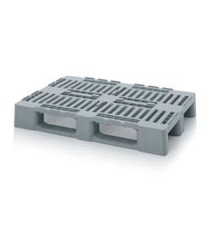 Hygienepalette mit Sicherungsrand H1-RG in silbergrau (RAL 7001)