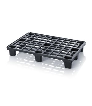 Leichtpalette mit Sicherungsrand LP 1208 in verkehrsschwarz (RAL 9017)