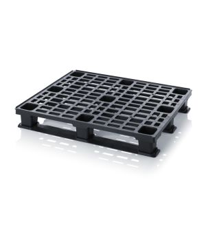 Leichtpalette mit Sicherungsrand LP 1210K in verkehrsschwarz (RAL 9017)