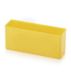 Einsatzkasten für Sortimentsboxen SB E 13-1003 in signalgelb (RAL 1003), 156 × 52 mm