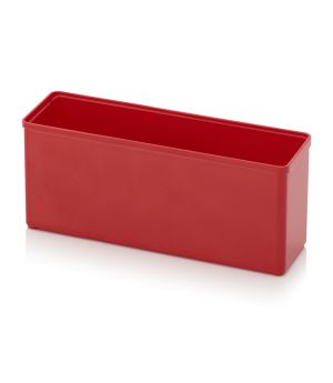 Einsatzkasten für Sortimentsboxen SB E 13-3020 in verkehrsrot (RAL 3020), 156 × 52 mm