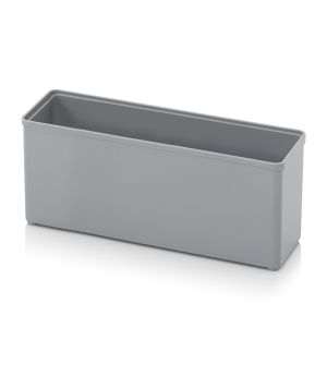 Einsatzkasten für Sortimentsboxen SB E 13-7001 in silbergrau (RAL 7001), 156 × 52 mm