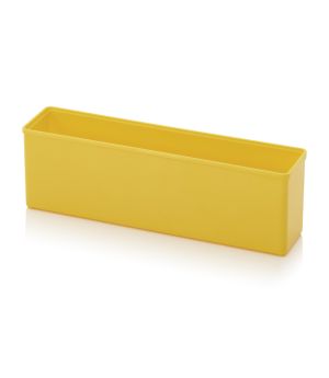 Einsatzkasten für Sortimentsboxen SB E 14-1003 in signalgelb (RAL 1003), 208 × 52 mm