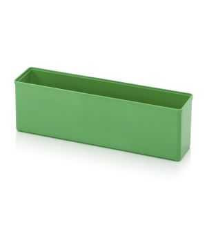 Einsatzkasten für Sortimentsboxen SB E 14-6018 in gelbgrün (RAL 6018), 208 × 52 mm