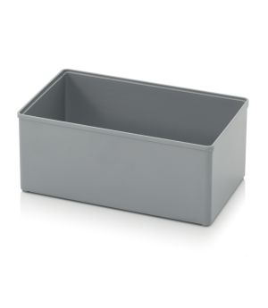 Einsatzkasten für Sortimentsboxen SB E 23-7001 in silbergrau (RAL 7001), 156 × 104 mm