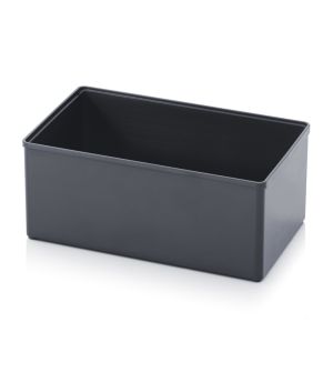 Einsatzkasten für Sortimentsboxen SB E 23-7016 in anthrazitgrau (RAL 7016), 156 × 104 mm